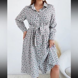 Plus size work dress office attire